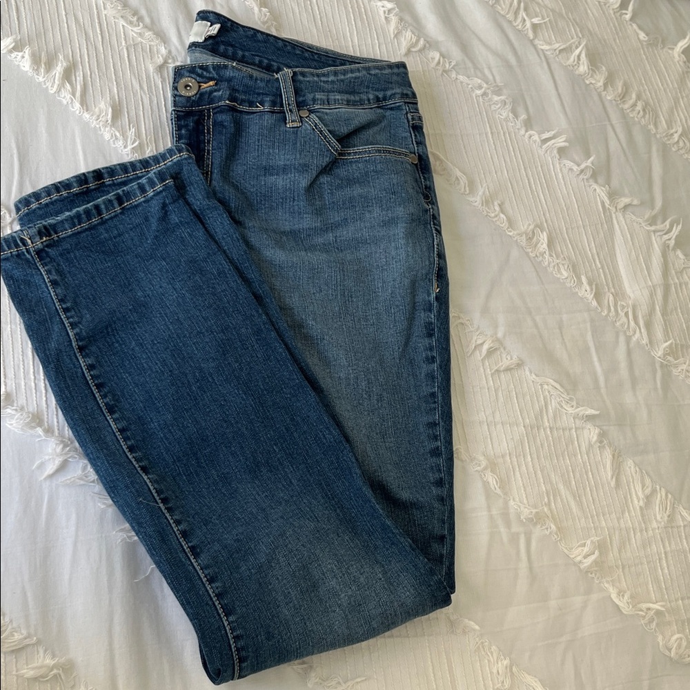 Torrid Dark Blue Skinny Jeans
